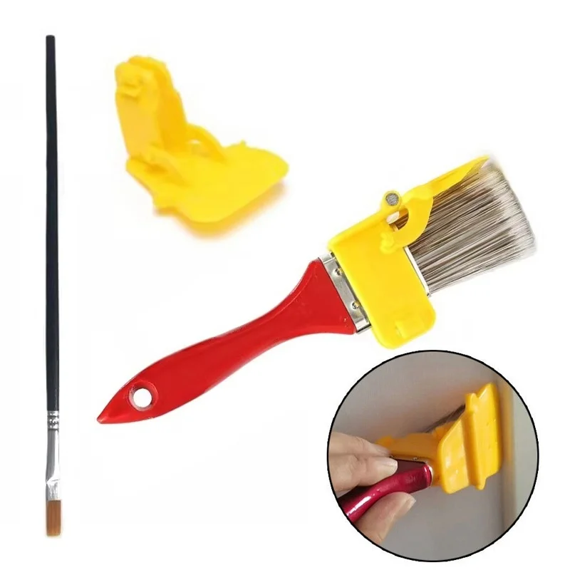 Edging Color Separation Paint Brush DIY Painting Accessory Edge Trimming Concealed Corner Brush For Latex Paint Home Decoration