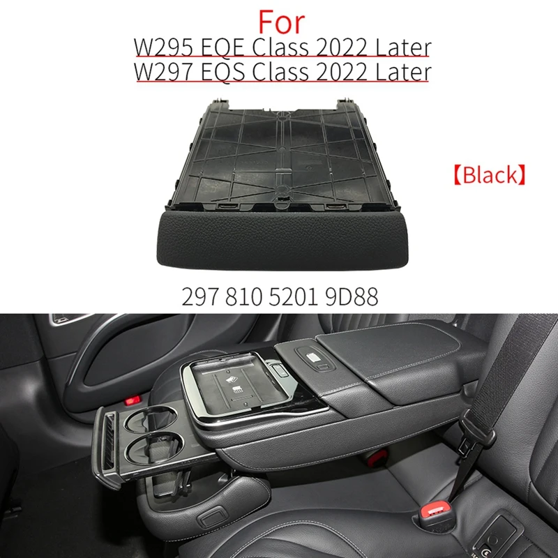 Car Center Console Insert Drinks Cup Holder For Mercedes Benz EQE EQS Class EQE300 EQE350 EQS400