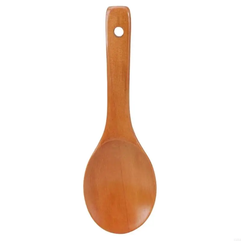 

2025 New Hand Polish Teak Kitchen Spoon 9Inch Multipurpose Tool for Food Preps