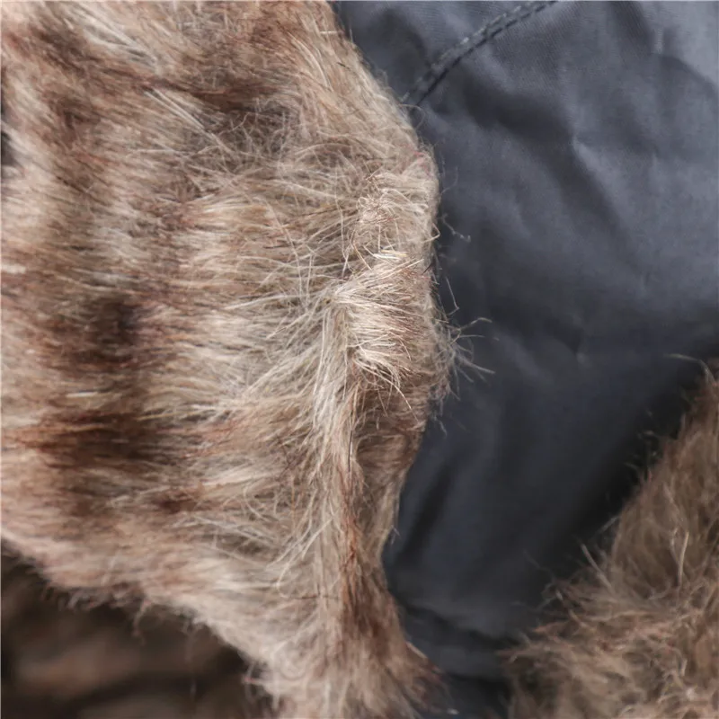 Wasserdichte Winter-Trapper-Mütze mit Kunstfell-Futter, Ohrenklappen, Ski-Mütze, winddicht, thermisch, für kaltes Wetter, Outdoor-Mütze für Herren und Damen, ideal für Reisen. – Detail 35