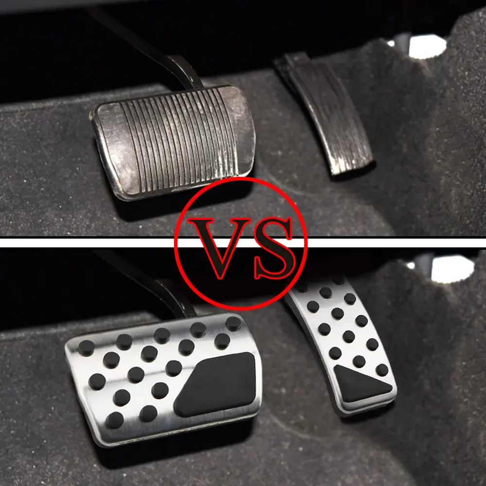 

For Jeep Compass Liberty 2007 - 2016 Patriot 2011 - 2017 AT Pedals Accelerator Gas Brake Pedal Cover Pad Protector Accessories