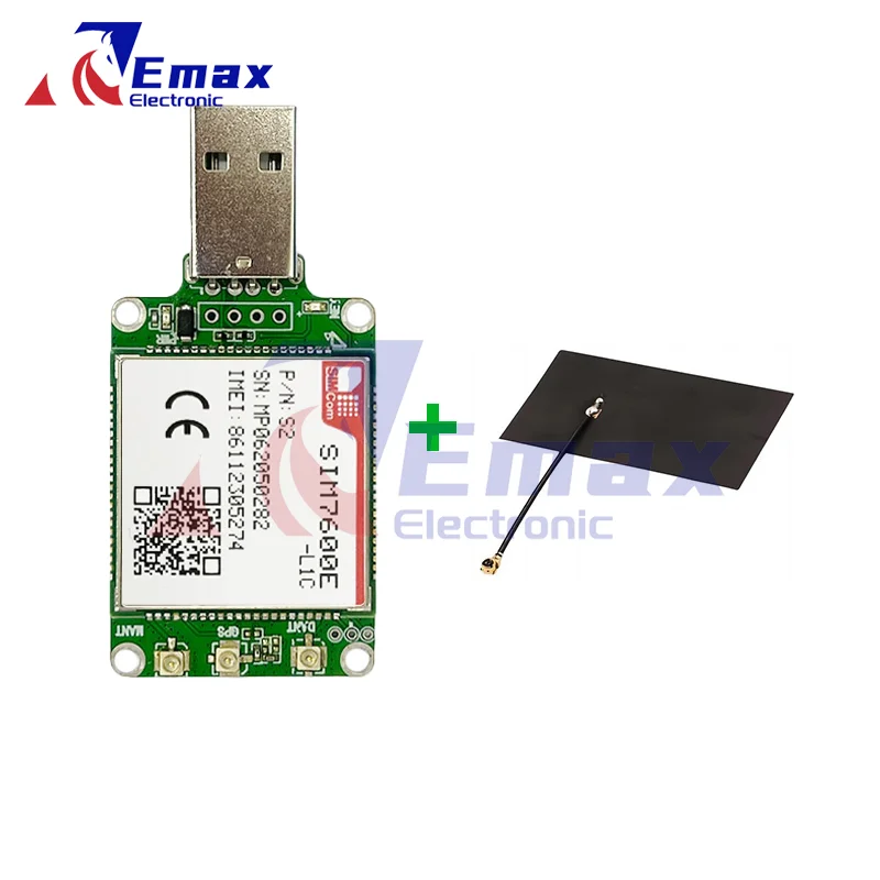 

SIMcom SIM7600E-L1C LTE CAT1 USB Dongle breakout kit TE-A 1pcs not Supported GPS