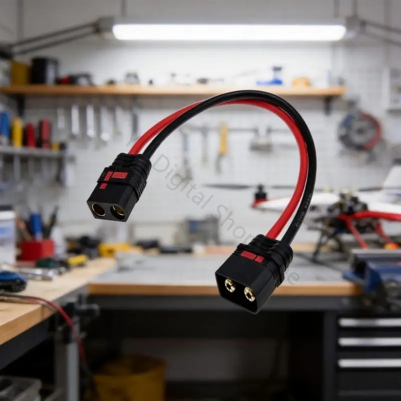 96BA Molded-Connectors QS8-S to QS8 Remote Power Extension Cable PVC Coating for Models