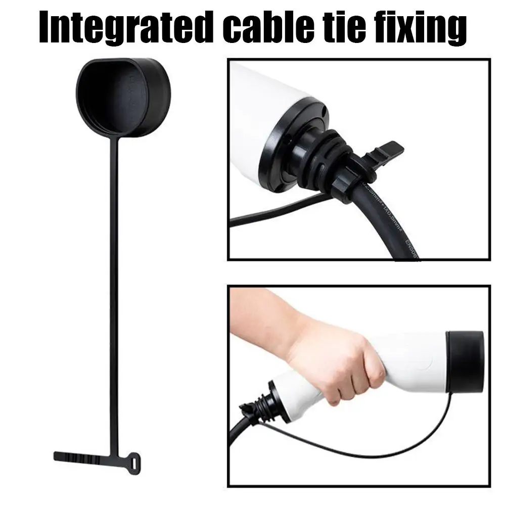 غطاء حماية كابل شحن نوع 2 عالمي مناسب 2 غطاء حماية من النوع الأوروبي التوصيل القياسي لحماية الغبار EV T9F0 #1