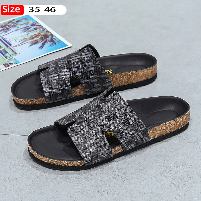 

Тапочки Birken, мужские пляжные сандалии Birken, уличные минималистичные удобные туфли унисекс на плоской подошве, сверхлегкая роскошная летняя обувь.