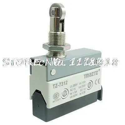 TZ-7312 Cross Roller Plunger Micro Limit Switch AC 250V/1.5A DC 220V/0.3A