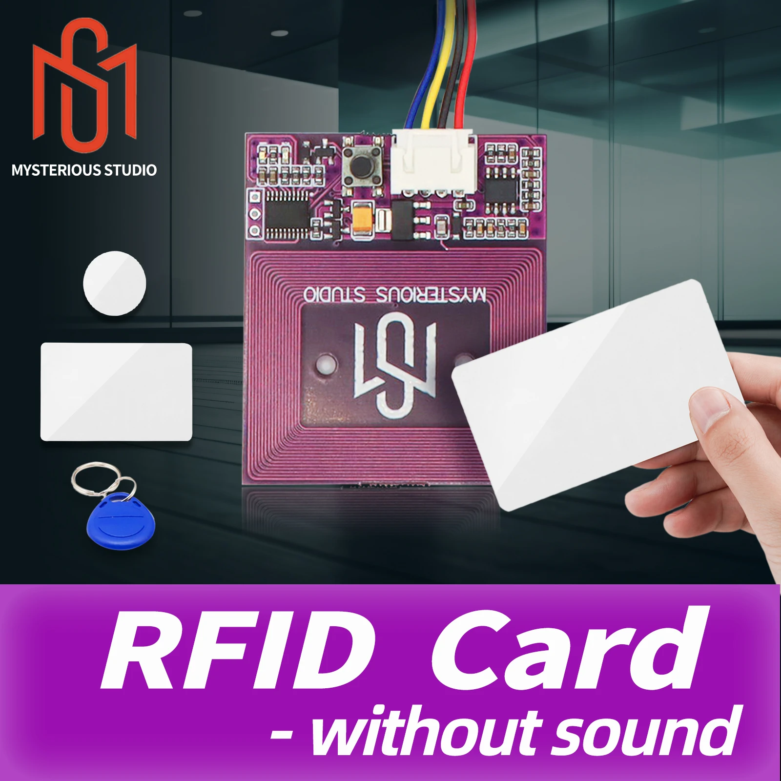 Escape Room Props RFID Reader ID Card Put RFID Card to Correct Sensor to Unlock Game Puzzle