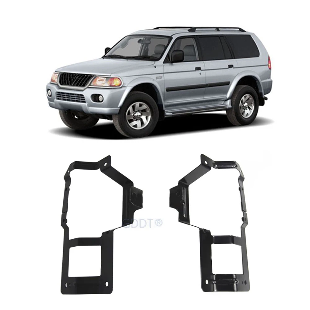 1 or 2 Pcs Fog Lamp Support for Pajero Sport K80 K90 2000-2006 MR482497 Light Steel Frame for Montero Sport Bracket for Nativa