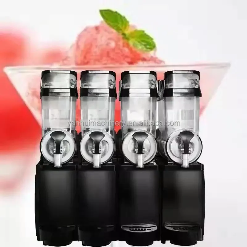 

36l Smoothie daiquiri slash margarita slushie machine granita ice puppy commercial frozen drink cheap slush machine 3 tank maker