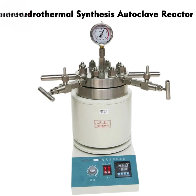 CDF-0.25L Hydrothermal Synthesis Autoclave Reactor 10Mpa Tabletop High Pressure Stainless Steel Reaction Kettle 1pc