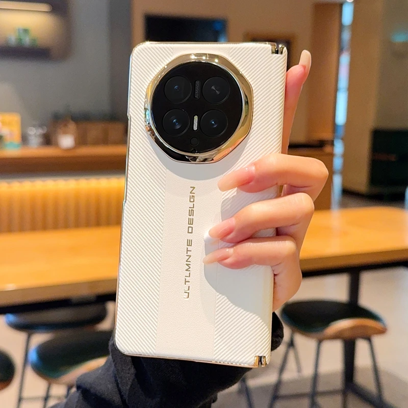 Etui na telefon Honor Magic V6 V5 z podwójną centralną osią, galwanizowaną fakturą, składane, odporne na wstrząsy i odciski palców. — zdjęcie produktu 7