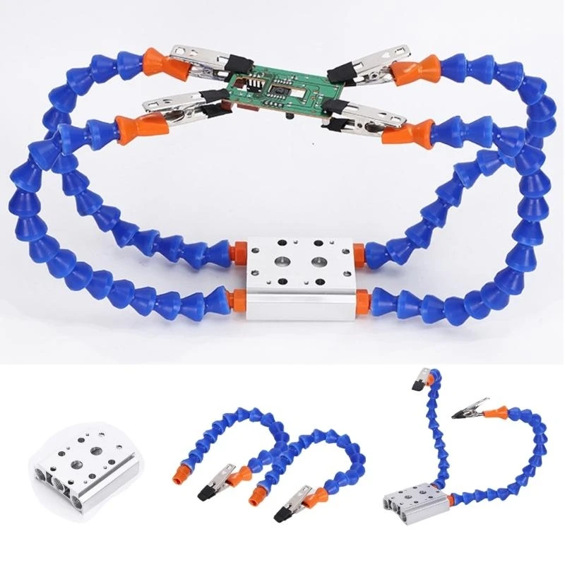 

Flexible Soldering Station Clamp For Easy Adjustment And Functional Use In Workshops And Home Electronic Repairs 87HA