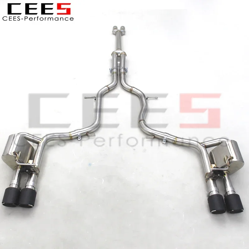 CEES Stainless Steel Performance Catback Exhaust Pipes for Porsche Panamera 3.0T 970 2014-2016 Racing Exhaust System with Valve