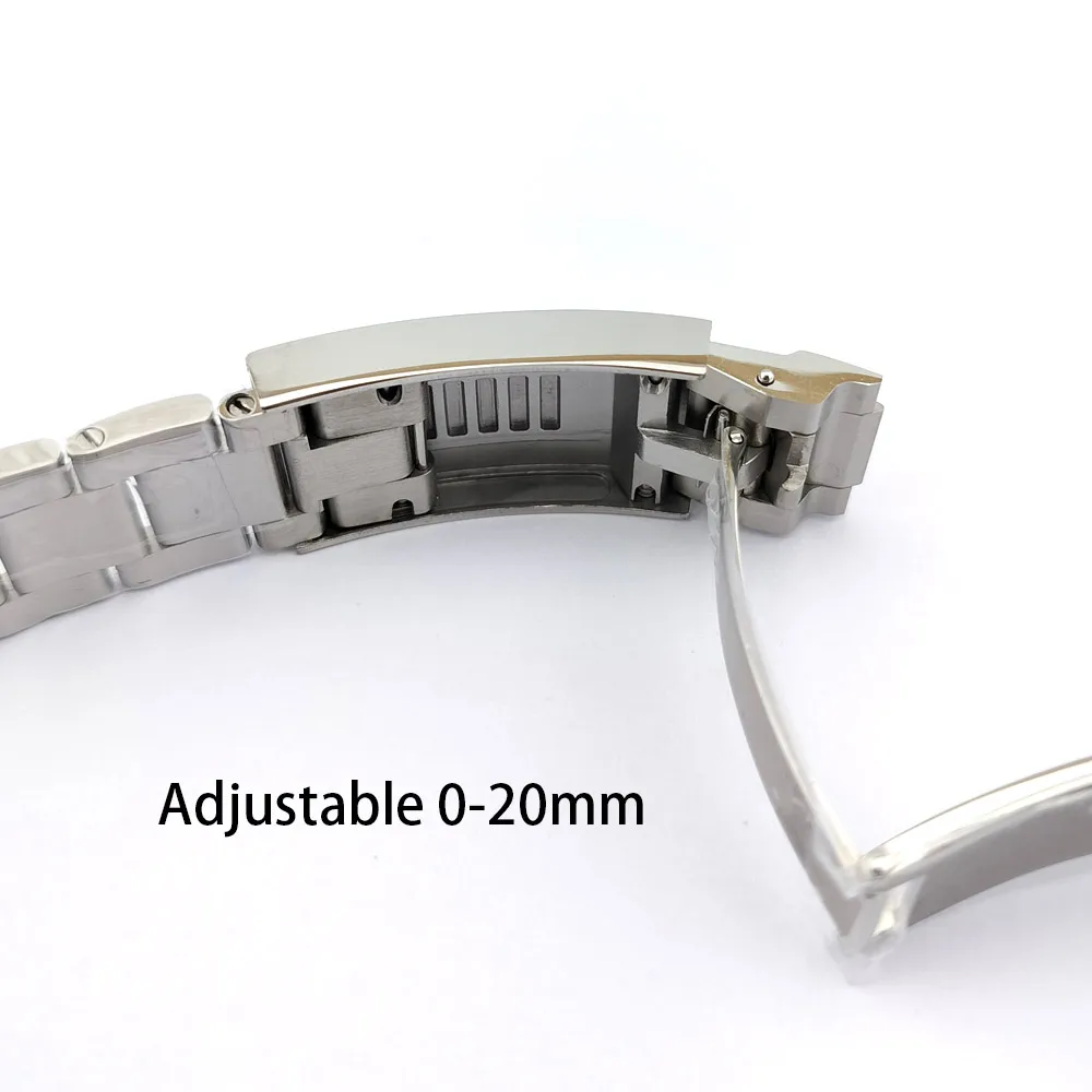 GMT-Uhrengehäuse 40MM Bidirektionale Drehung Saphirglas Passend für NH-34-Uhrwerk Passend für 28,5-29mm Zifferblatt Teile 5Bar Schiebeverschluss – Detail 8