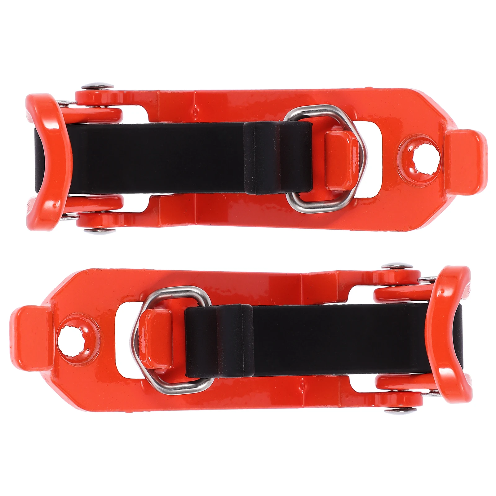 

2Pcs Zinc Alloy Clamp Rack Car Roof Shovel Mount Holder Metal Stand Bracket Car Mount Rack Durable Secure Fix Shovel Holder