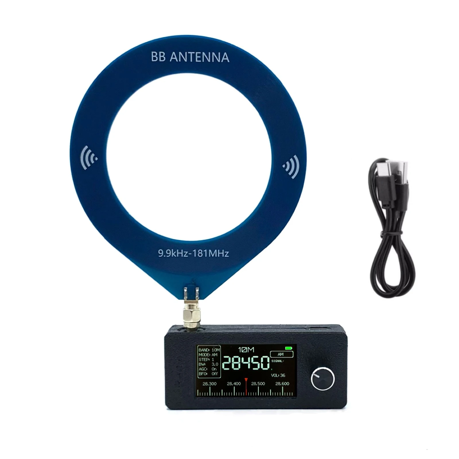 

SI4732 9,9 кГц-181 МГц Портативный LSB USB AM FM Карманное мини-радио 1,9-дюймовый IPS-экран Вседиапазонный радиоприемник HF SW MW VHF Радио