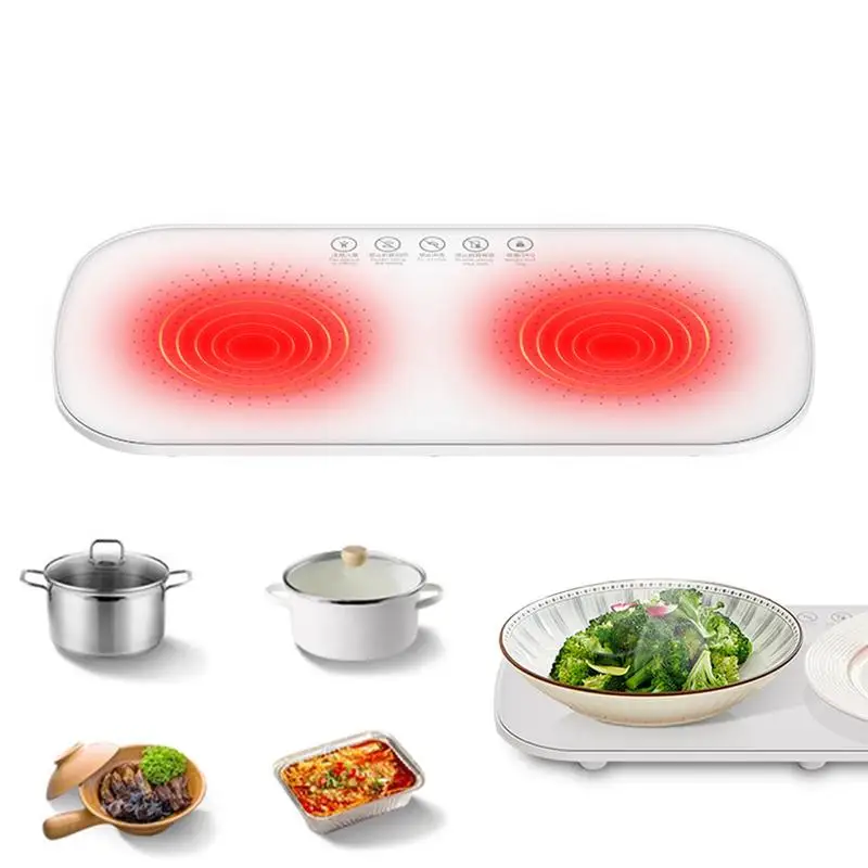 

Electric Warming Plate Food Warmer Hot Placemat Portable Hot Plate Placemat Electric Server Warming Tray Fast Heating Food