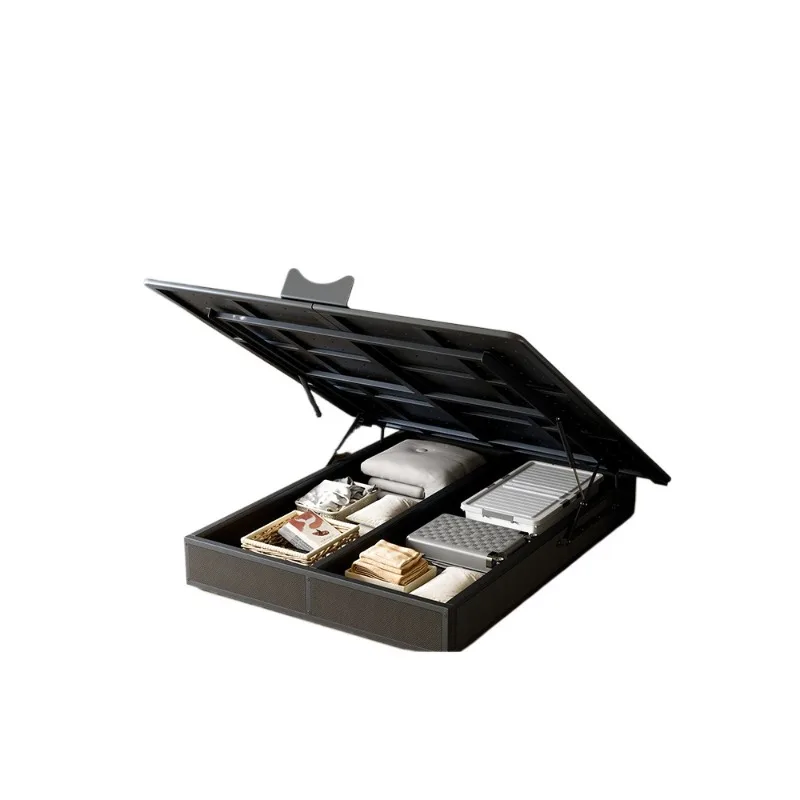 Кровать из кованого железа без кровати, 1,5 метра, двуспальная кровать для маленькой квартиры, подвесной каркас кровати, новинка 2025 года, подвесная кровать с железным каркасом для хранения вещей