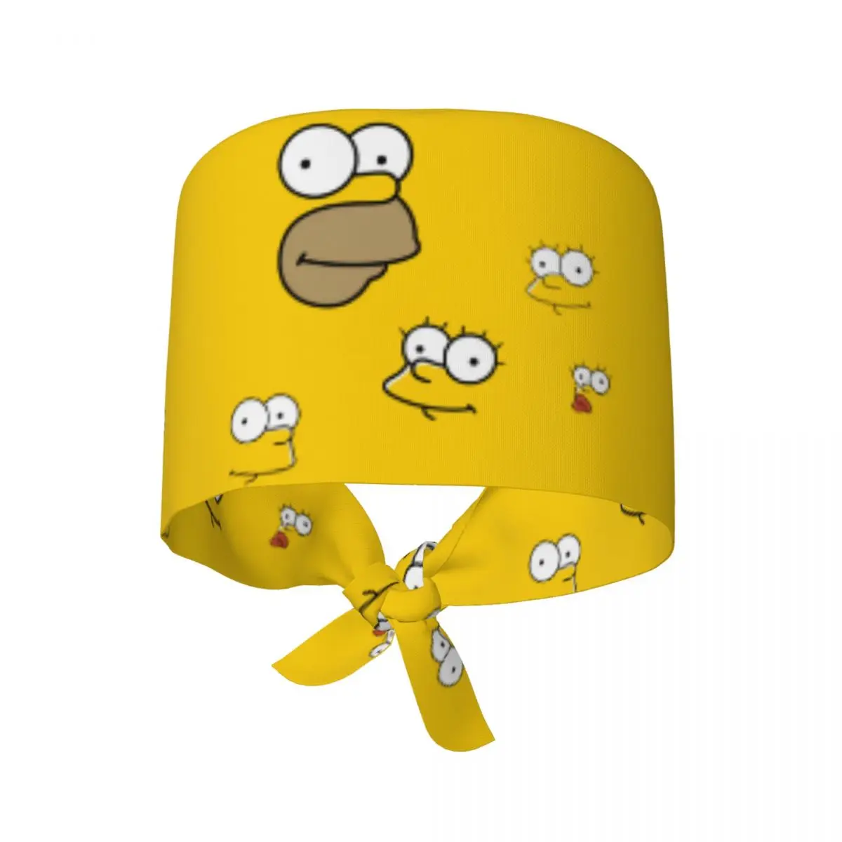 Nursing Hats Simpsons Movies Work Scrubs Hat Y2K Fashion Medical Cap For Unisex Women Bandage Tie Back Custom Working Caps