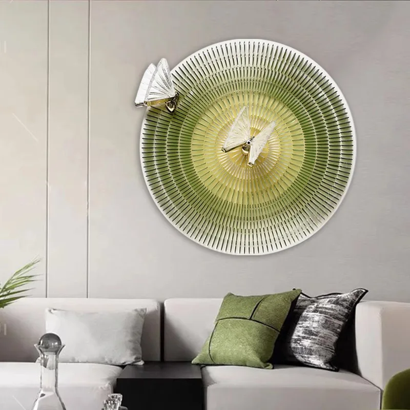 Light luxury simple acrylic living room decorative painting entrance ambient light painting bedroom 3D three-dimensional