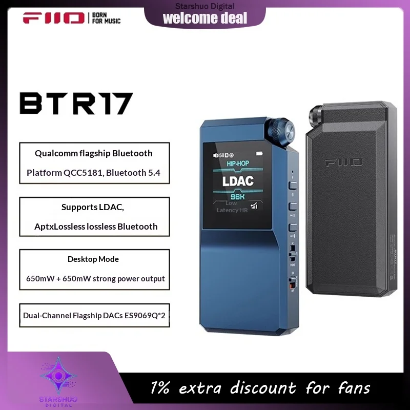 Fiio BTR17 Portable…