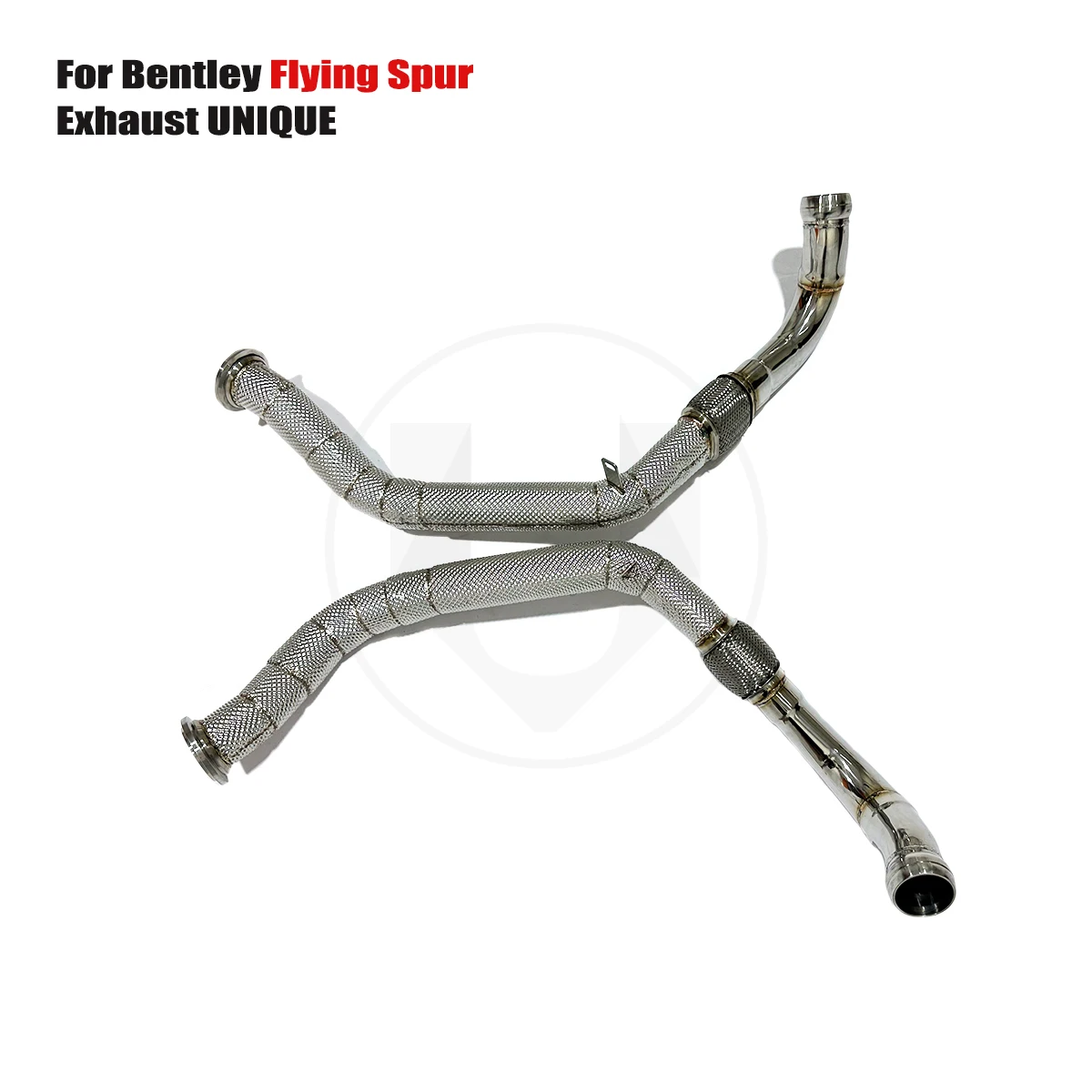 

UNIQUE suitable for Bentley Flying Spur V8 4.0T With opf Performance Straight-through Insulated SS304 Exhaust Front Pipe