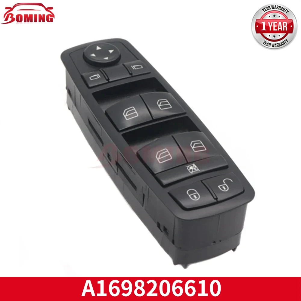 A1698206610 New Car Front Left Driver Side Power Window Master Control Switch Fits For Mercedes-Benz B-Class W245 A-Class W169