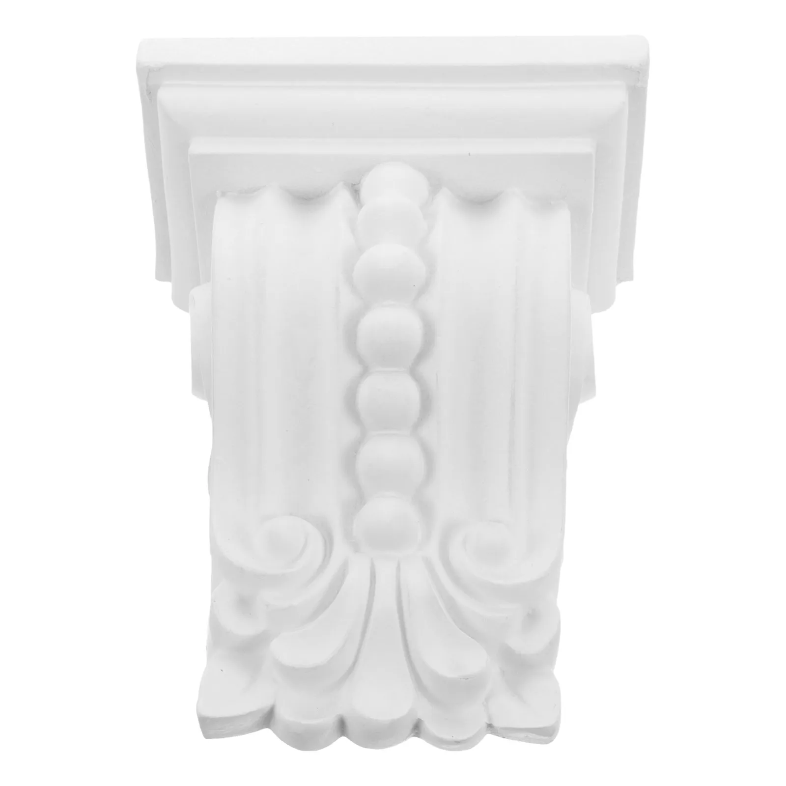 PU Roman Column Carved Applique Decorative Corbel Corner Onlay Home Ceiling Wall Furniture Decor Elegant Trim Carved Applique