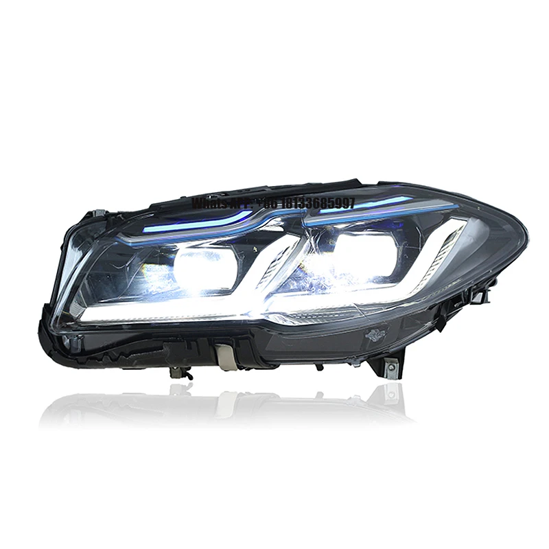 

Для B F10 светодиодные фары проекторные линзы 2011-2017 F18 520i 525i 530i F11 передний сигнал DRL 12 В автомобильные аксессуары автомобильные фары