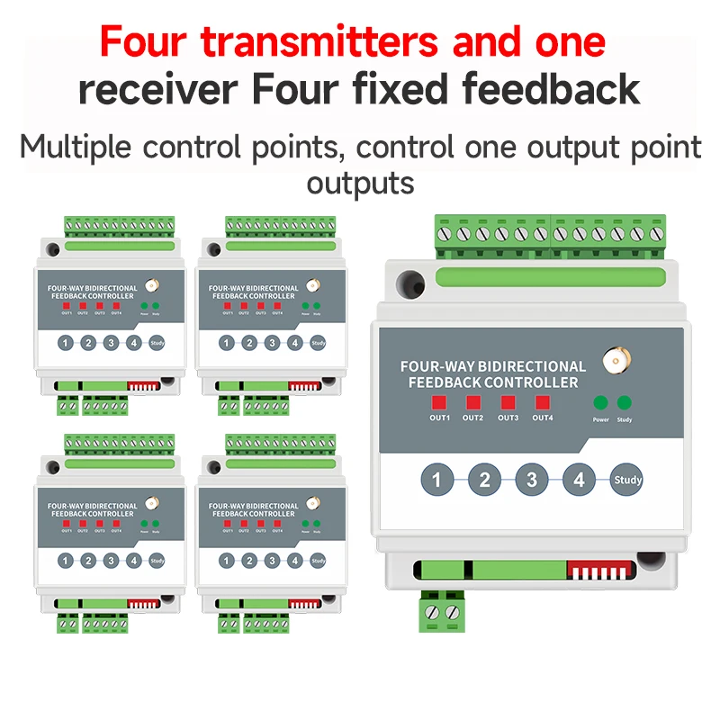 comutacao receptor modulo de transmissao sem fio par transmissao interruptor remoto rele industrial controle remoto lora controlador 01