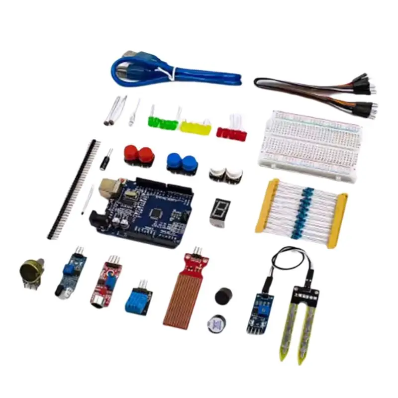 【Shop Now】DIY Project Starter Kit 400 Tie-Points Breadboard R3 Motherboard For Arduino UNO R3 Electronic Component Set