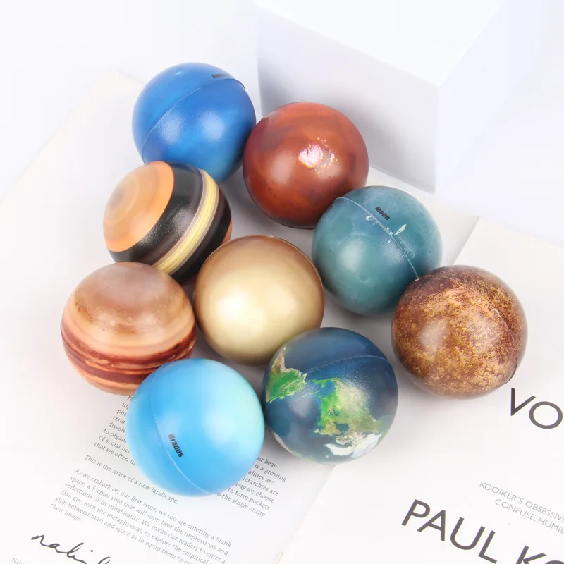 9Pcs Simulation The Solar System Plastic Cosmic Planet System Universe Model Figures Teaching Materials Science Educational Toys