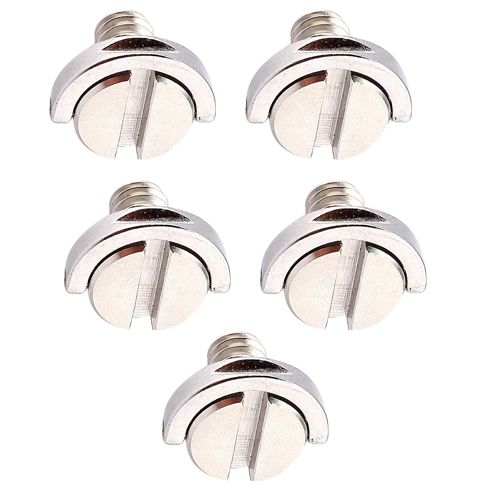 5Pcs 1/4" Camera Screws For Quick Release Plate 1/4inch Folding D-Ring Adapter Tripod Monopod Camera Plate Accessories Replace