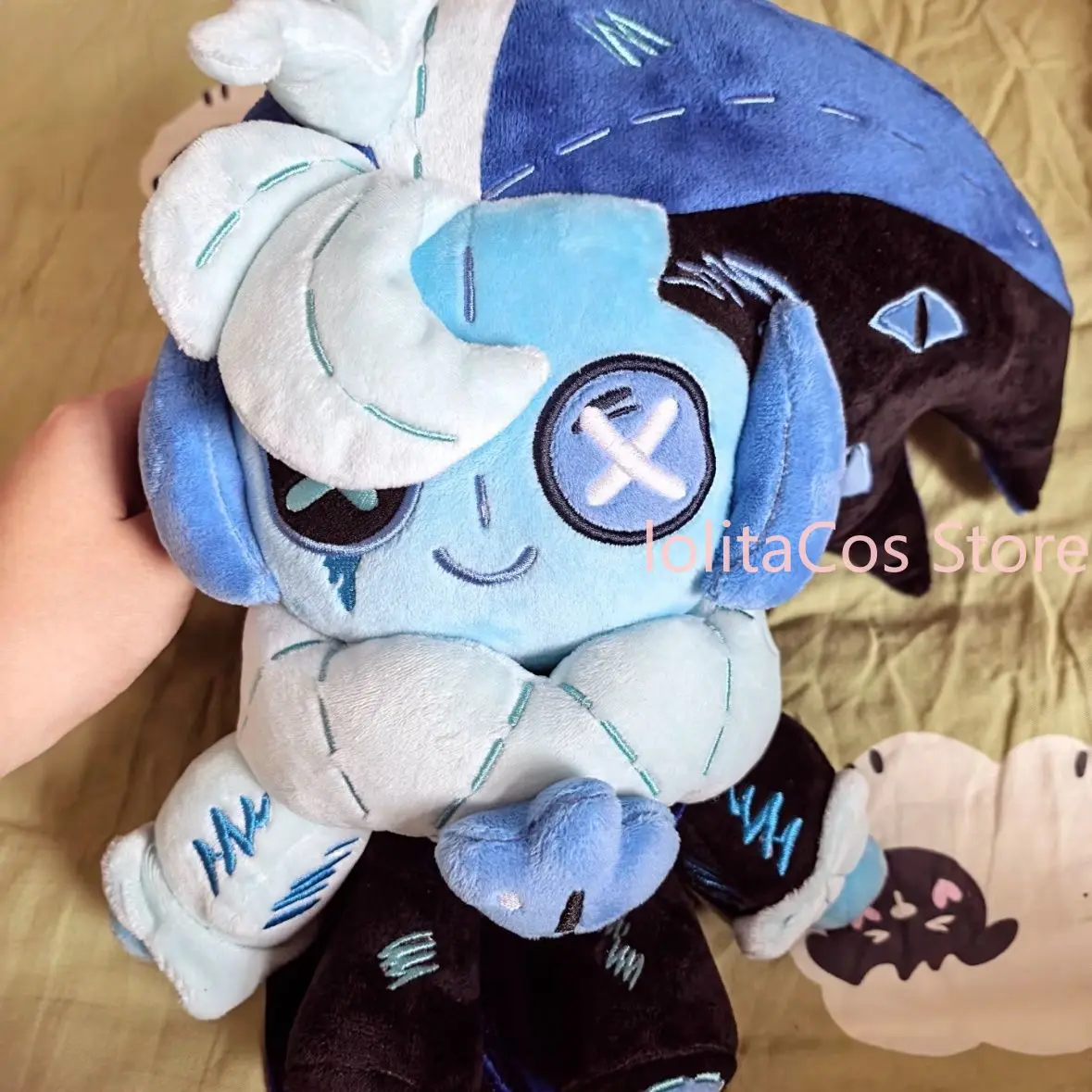 

20cm Cookie Run：kingdom Shadow Milk Cookie Kawaii Plush Doll Stuffed Toy Cosplay Dress Up Toy Gift Cotton Figure Mascot Birthday