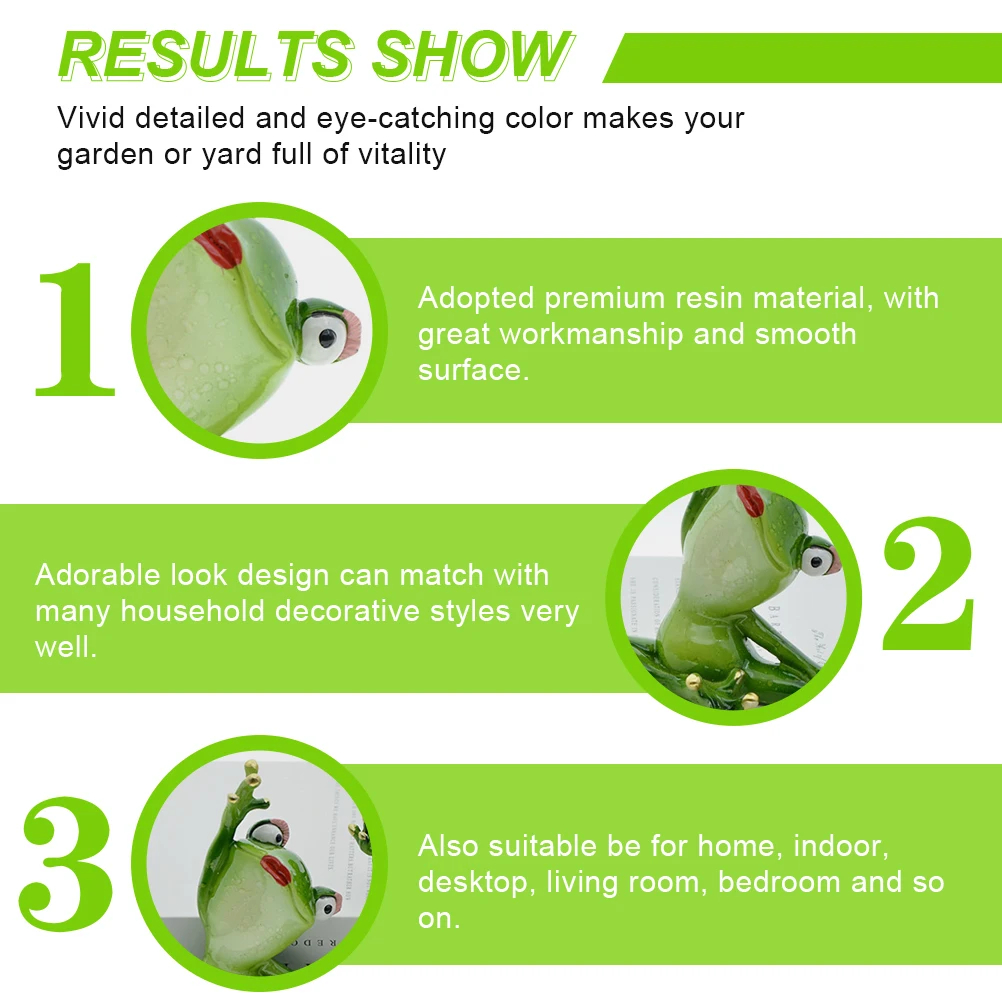 

Frog Yoga Ornament Frogs Sculpture Adorn Nordic Figurines Resin Statue Crafts Work