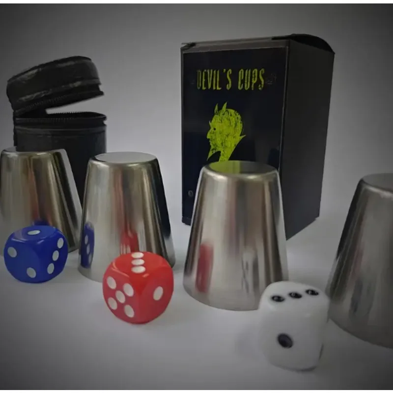 كأس الشيطان خدعة سحرية دعائم تفاعل الحفلات عن قرب عروض ممتعة مناسبة للمبتدئين عشاق السحر ألعاب ماجيا