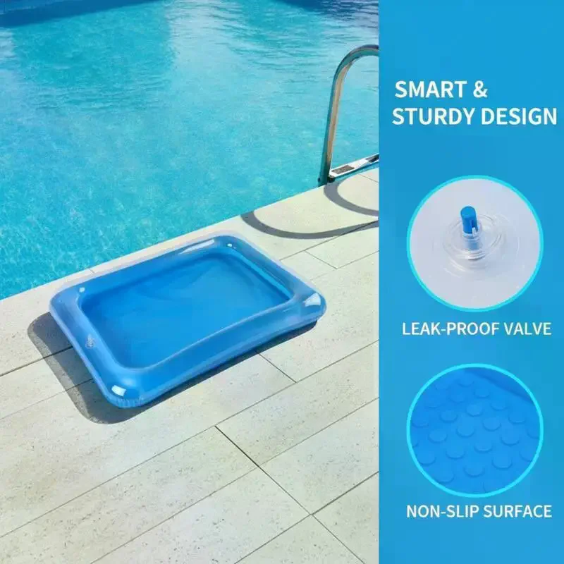 1pc Portable Foldable Pool Cleaning Basin, An Essential For Pool Maintenance Before Use, Can Also Be Used As A Foot Soaking Tub