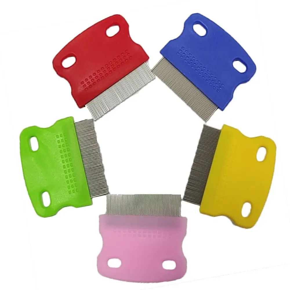 Pet Accessories Hair Grooming Comb For Cat Dog Pet Nit Lice Eggs  Removal Flea Rakes Hair Shedding Comb Fur Removal Brush
