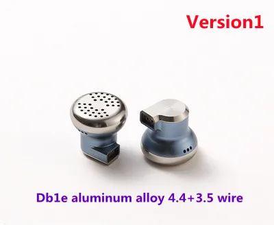 

New db1 db1e interchangeable titanium alloy cavity HIFI flat head dynamic earphone