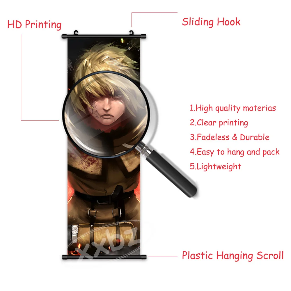 Vinland Saga Anime Home Decor Thorfinn Karlsefni Wandkunst Askeladd Gemälde Hängende Björn Scrolls Bild Thors Leinwand Poster – Detail 6