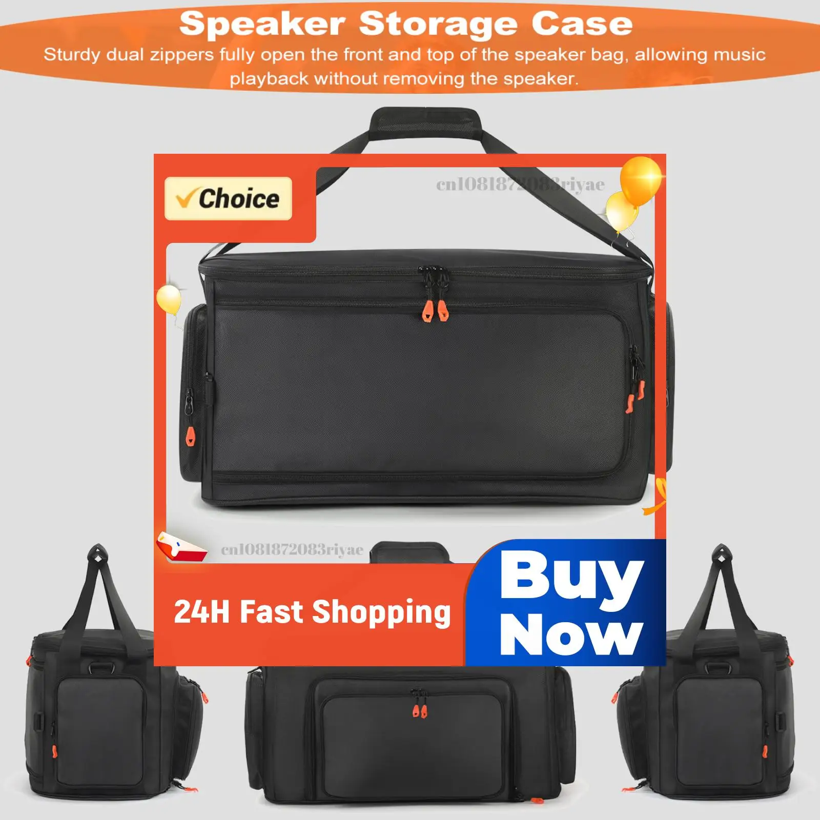 

Портативный чехол для переноски динамика, противоударная защитная сумка для хранения с ремешком для JBL PartyBox On The Go 2, аксессуар для динамика