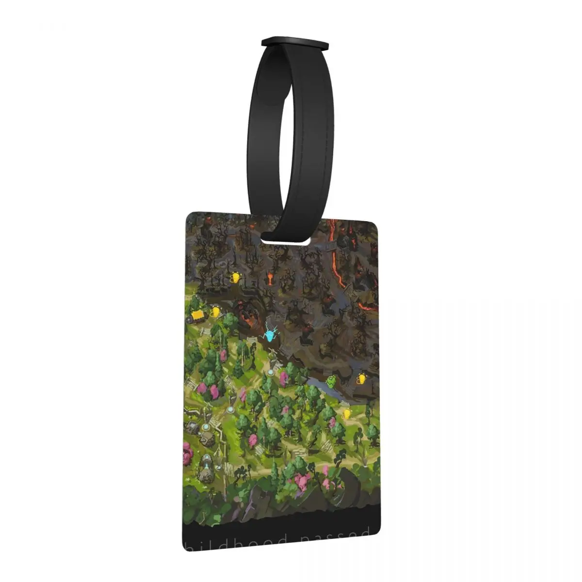 

Battlefield Game Map DOTA 2 Luggage Tags Suitcase Accessories Travel Cute Baggage Boarding Tag Label Holder ID Name Address