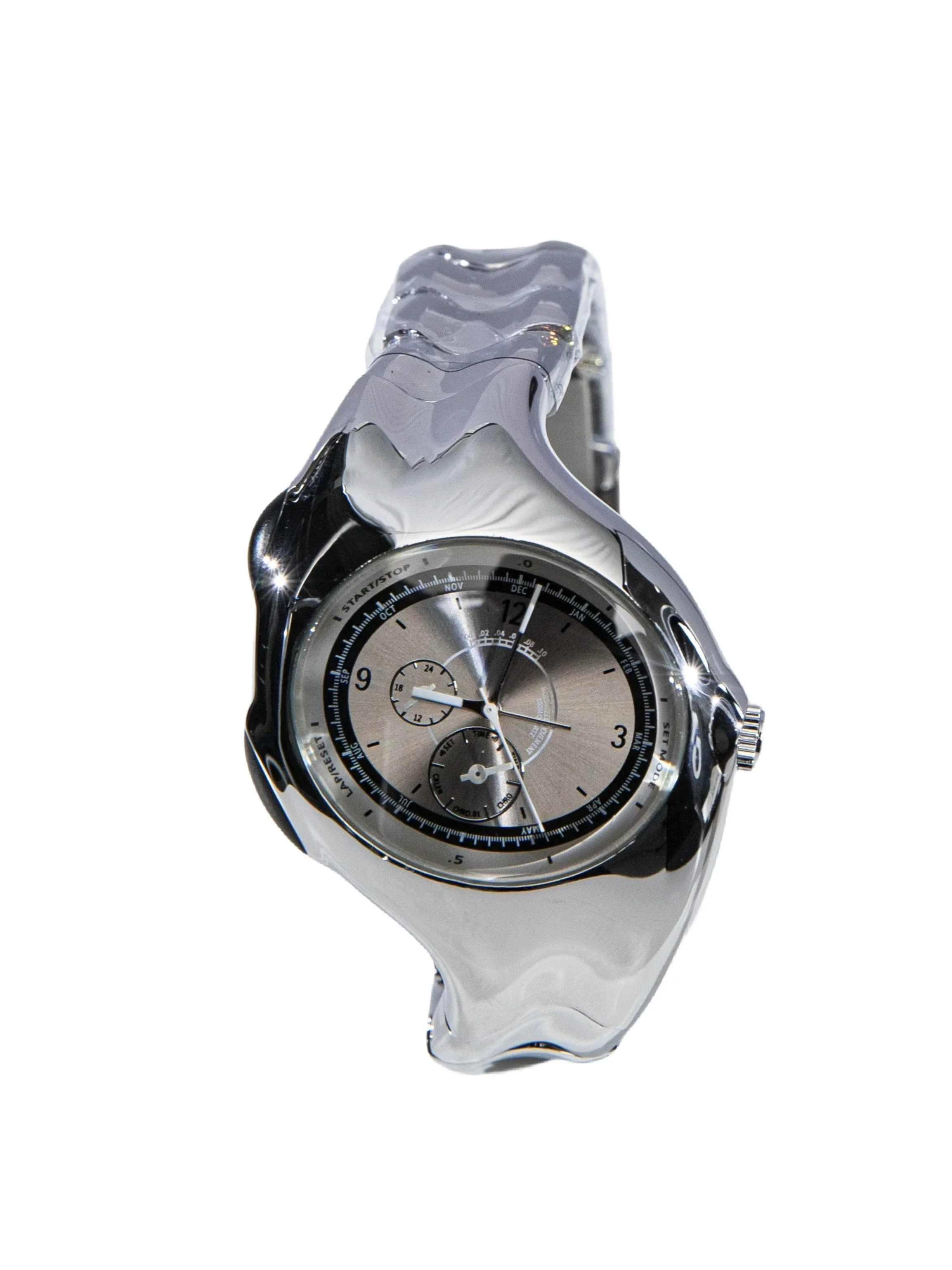 KIOSK shaped twisted original CH non-mechanical watch y2k fashion retro watch advanced ins niche