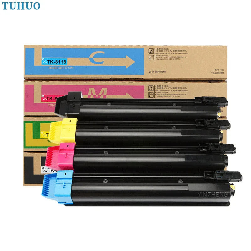 

TK8118 Toner Cartridge for For Kyocera Ecosys M8124cidn Premium Compatible CMYK Color Copier Printer Cartridge