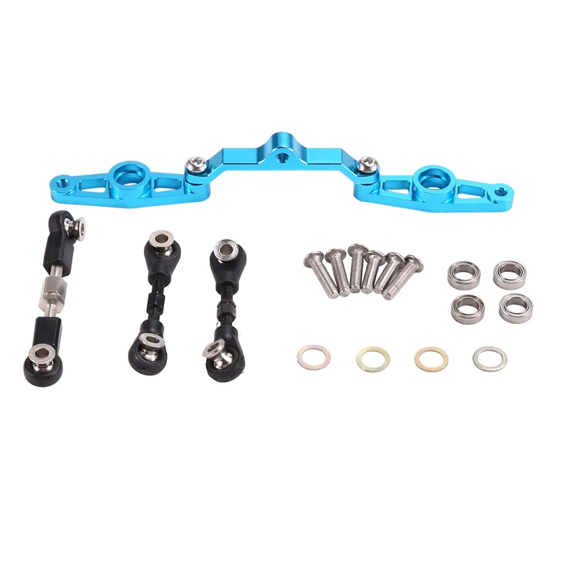 A45F-RC Автомобильный комплект рулевого управления для 1/10 Tamiya TT01 Детали для обновления радиоуправляемого автомобиля
