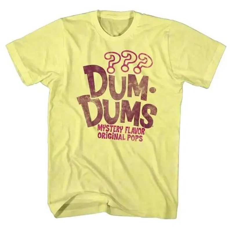 Dum Dums Candy Suckers Mystery Flavor Original Pops Men's T Shirt
