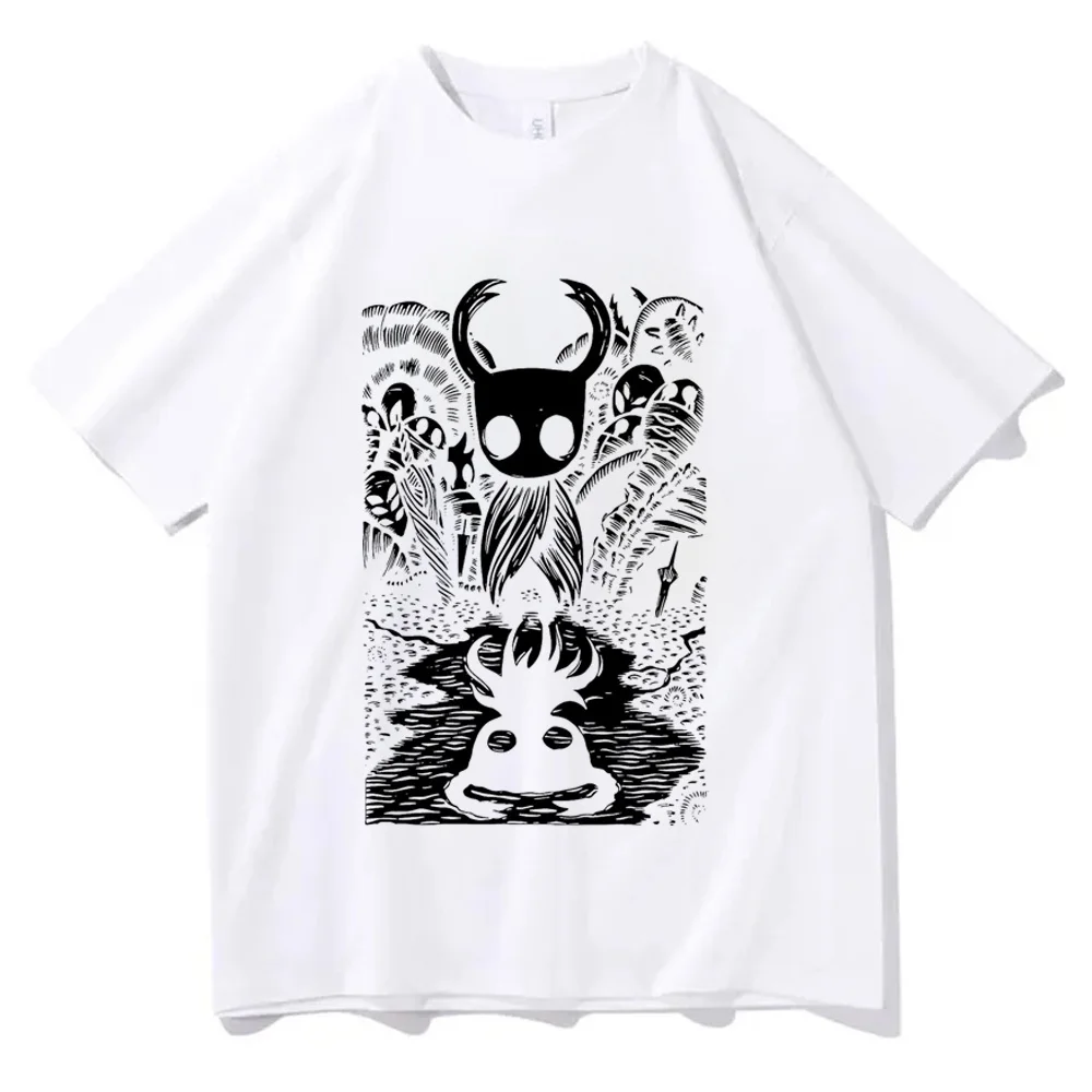 Hollow Knight tshirt female baddie 80s dollette Psychedelic top tees cute gyaru jojifuku
