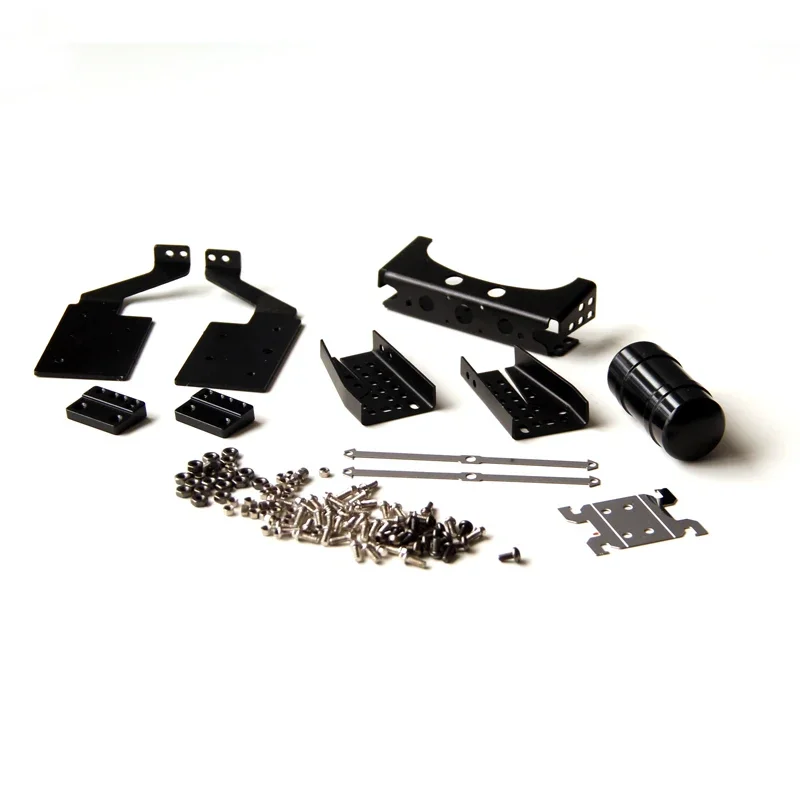 Metal Simulation Tail Boom Gas Tank Tail Light Bracket for Tamiya 1/14 RC Truck for SCANIA 770S R620 for VOLVO for ACTROS 3363