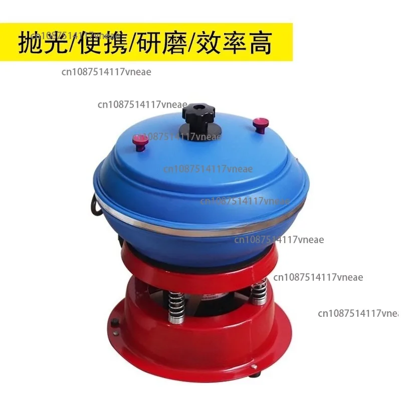 8/1217 Inch Vibrating Polishing Machine to Clean Surface Stains Tumbling Grinder Machine for Diy Jewelry Remove Impurities Tool