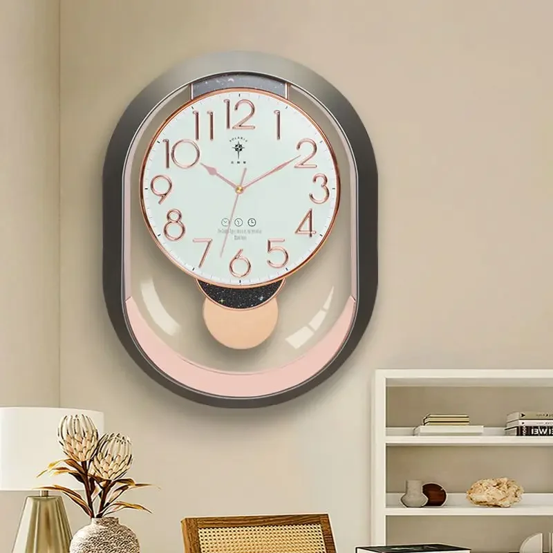 

Silent Wall Clocks Living Room Nordic Fashion Mural Clock Modern Clock Creativity Pendulum for Wall Clock Vintage Decoration